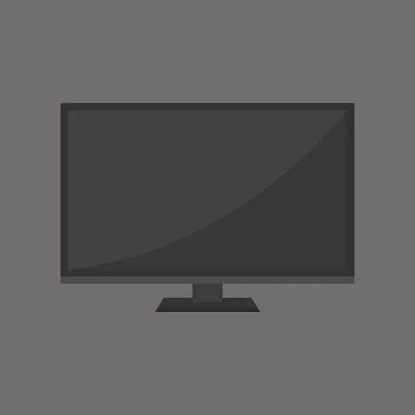 Телевизор экран ЖК-монитор шаблон электронной технологии устройства цифрового размера диагональный дисплей и видео современные плазменные домашний компьютер векторной иллюстрации . — стоковый вектор