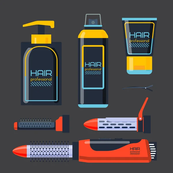 Gel-Schaum oder flüssige Seife Spender Pumpe Kunststoff Haar Shampoo Flasche Design und gesunde Hygiene duftenden Behandlung Lotion Creme Vektor Illustration. — Stockvektor