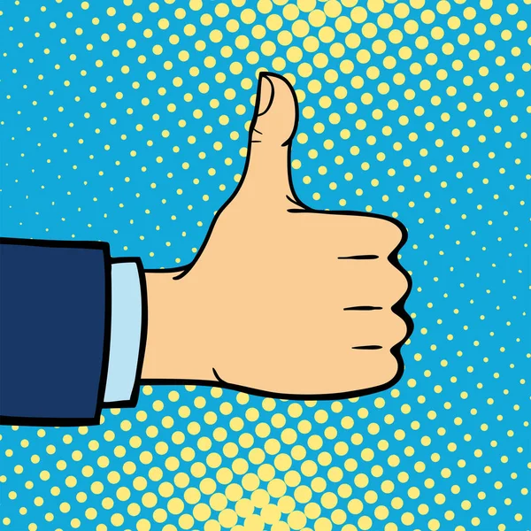 Sağır hareketi insan kolu Yaşasın el gösteren iletişim ve yön tasarım yumruk dokunmatik pop sanat tarzı renkli vektör illusstration tutun.