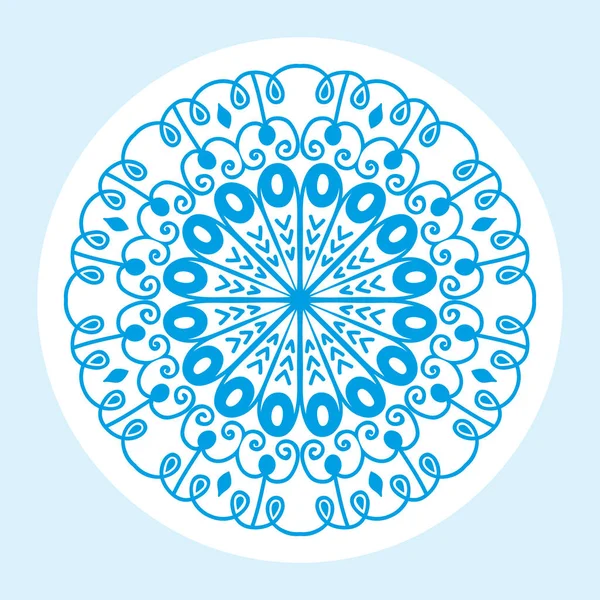 Modèle de fleur de mehndi tatouage au henné gribouillis élément décoratif en dentelle ornementale et motif design indien paisley arabesque mhendi vecteur d'embellissement . — Image vectorielle