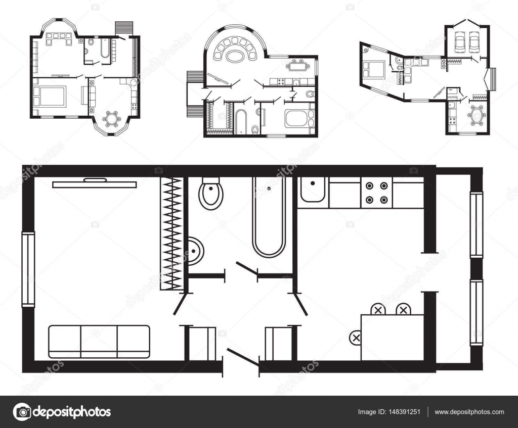 Projeto de desenho de design de mobiliário e construção de interiores de  escritório moderno Vetor de ©luplupme.gmail.com 148391251, image size:1600x1324