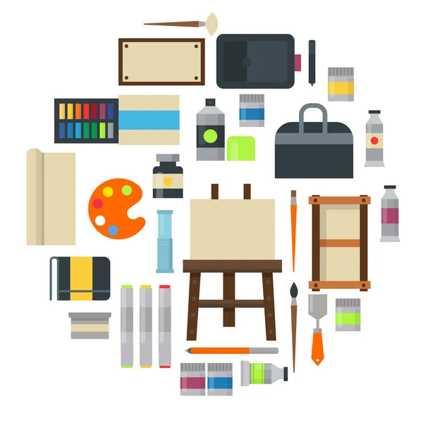 Art, board, education, office supplies, paint, school, stationery icon