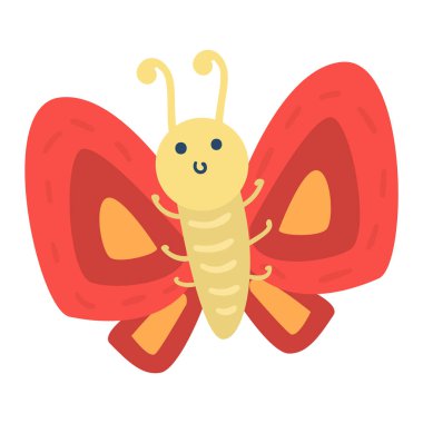 Soyut dekoratif desen vektör grafik yaz ücretsiz ile renkli kelebek mevcut siluet uçmak.