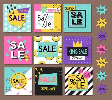 Vektör illüstrasyon özel indirim büyük satış illüstrasyon kart şablonu özel bahar indirim promosyon posteri.