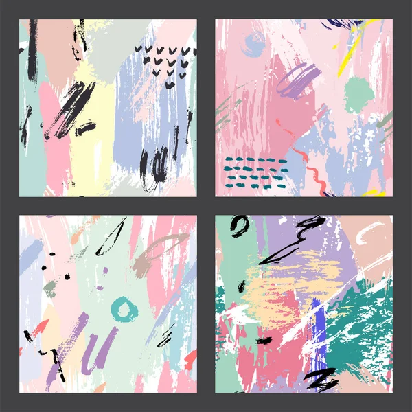 Dikişsiz desen sonsuz soyut dokular geometrik süsleme arka plan vektör çizim evrensel memphis el çekilmiş.