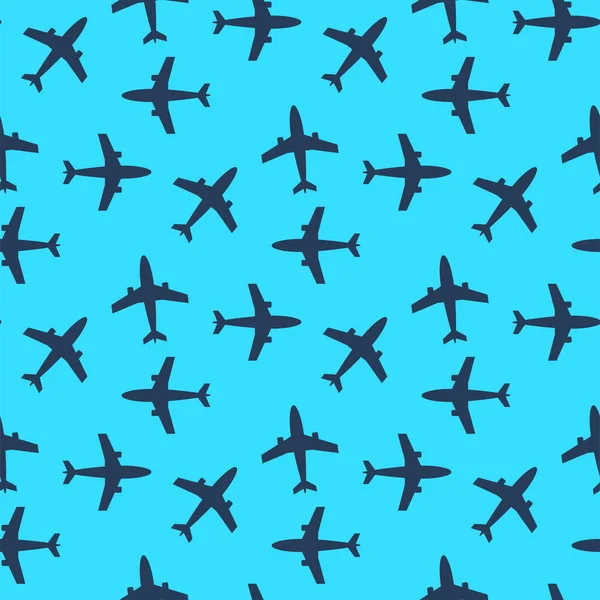 Flugzeug Transport nahtlose Muster ursprüngliche flache Reise Transport Freiheit Flugzeug Vektor Illustration. — Stockvektor