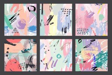 Dikişsiz desen sonsuz soyut dokular geometrik süsleme arka plan vektör çizim evrensel memphis el çekilmiş.