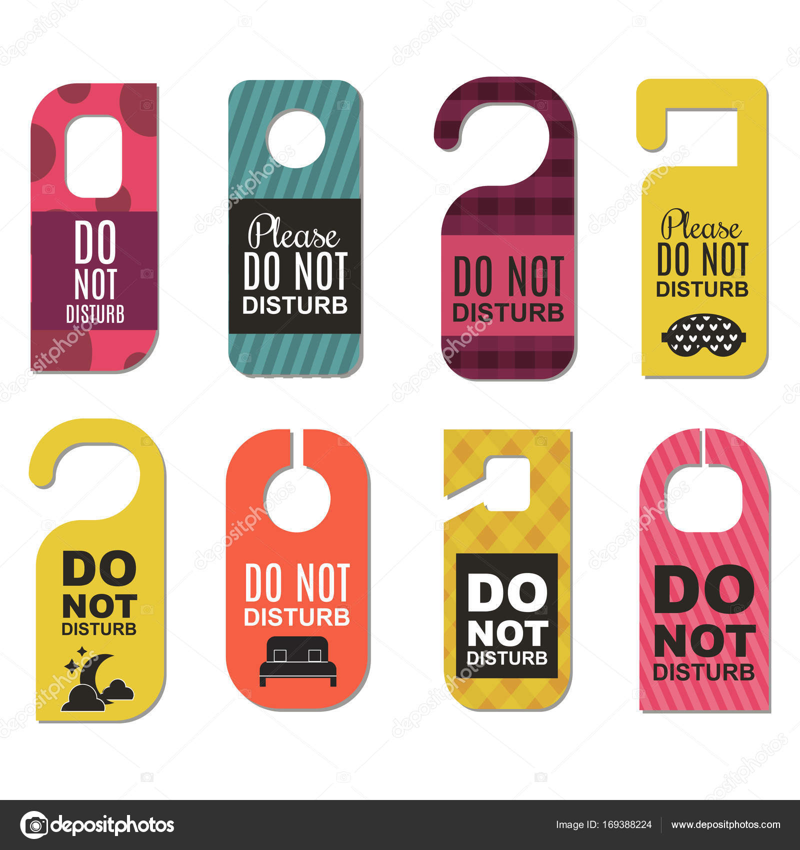 Please do not disturb hotel door quiet motel service room privacy