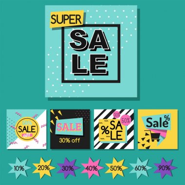 Vektör illüstrasyon özel indirim büyük satış illüstrasyon kart şablonu özel bahar indirim promosyon posteri.