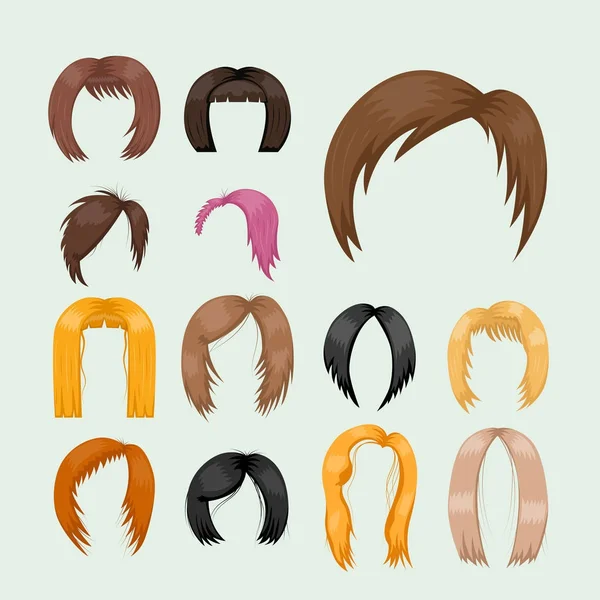 Hair wigs Vector Art Stock Images | Depositphotos