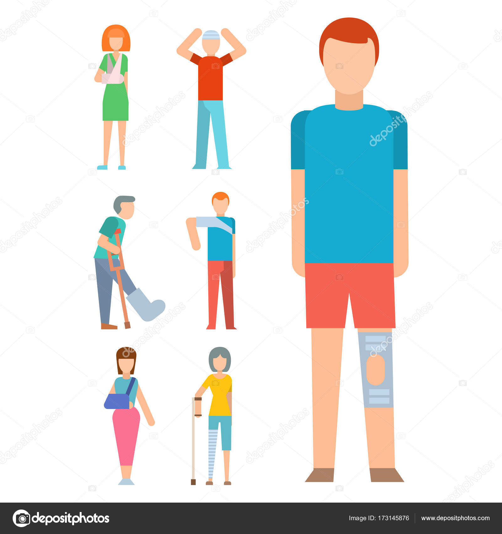 Trauma accident fracture human body safety vector people silhouette cartoon flat style illustration. Stock Vector Image by © #173145876 Trauma accident fracture human body safety vector people silhouette cartoon flat style illustration. Stock Vector Image by © #173145876