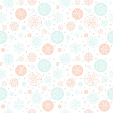 Kar tanesi vektör seamless modeli.