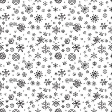 Kar tanesi vektör seamless modeli.
