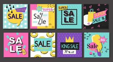 Vektör illüstrasyon özel indirim büyük satış illüstrasyon kart şablonu özel bahar indirim promosyon posteri.