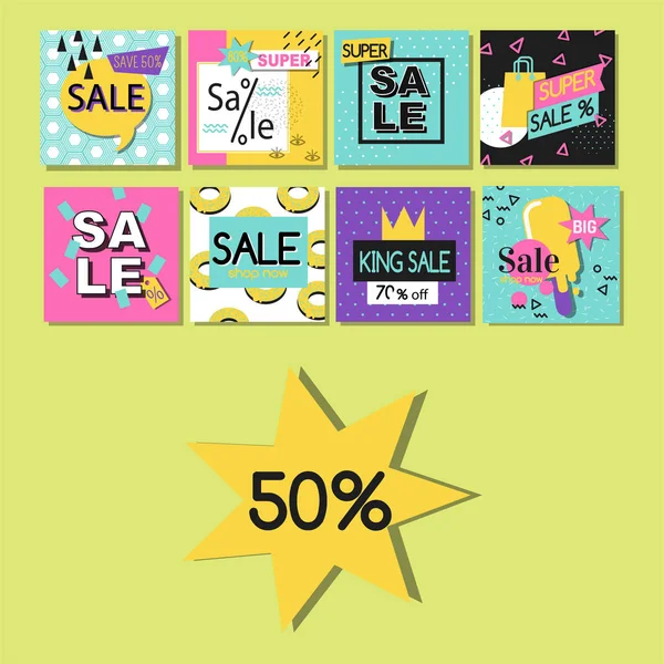 Vektör illüstrasyon özel indirim büyük satış illüstrasyon kart şablonu özel bahar indirim promosyon posteri.