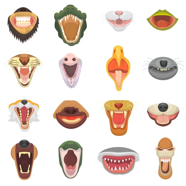 動物の口ストックベクター ロイヤリティフリー動物の口イラスト Depositphotos