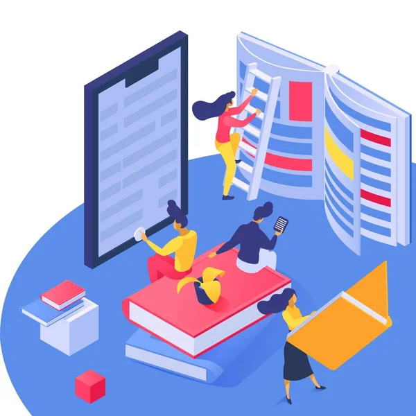 Folk tittar på bloggare vektor illustration, tecknad platt kvinna tecken titta på online blogg eller vlog inlägg innehåll isolerad på vit — stockvektor av ©luplupme.gmail.com 360600364