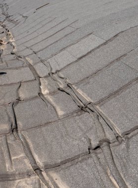 hasarlı çatı kaplama keçe