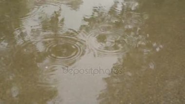 Yağmurda birikintisi