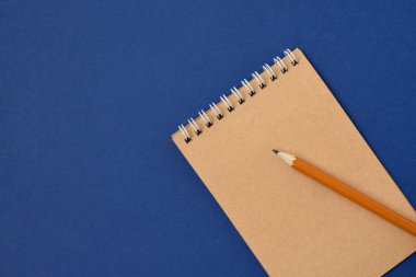 Üstten Görünüm spiral defter