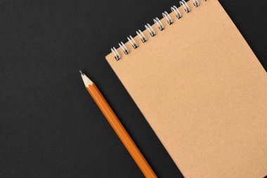 Üstten Görünüm spiral defter