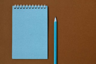 Üstten Görünüm spiral defter