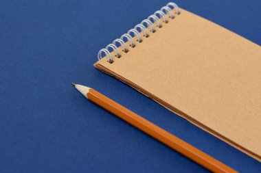 Üstten Görünüm spiral defter