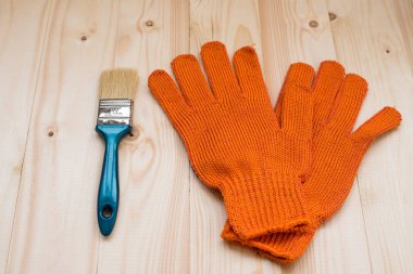 Fırça ve eldiven