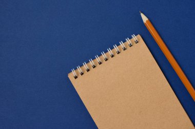 Üstten Görünüm spiral defter