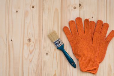 Fırça ve eldiven
