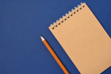 Üstten Görünüm spiral defter