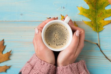 fincan kahve holding eller