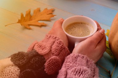 fincan kahve holding eller