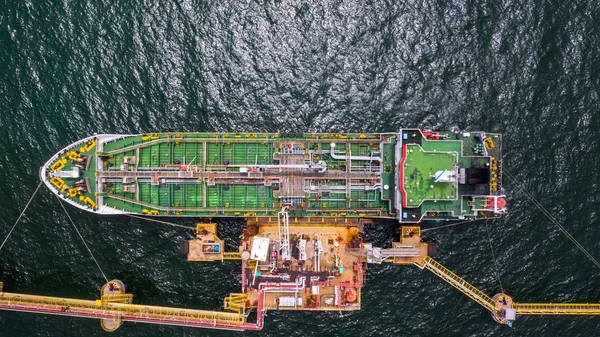 Танкерні судна логістична і транспортна бізнес-нафта і газова підкладка — стокове фото