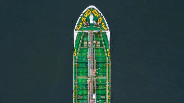 Gemi tanker gazı Lpg, Aerial view Sıvılaştırılmış Petrol Gazı (Lpg) t — Stok fotoğraf