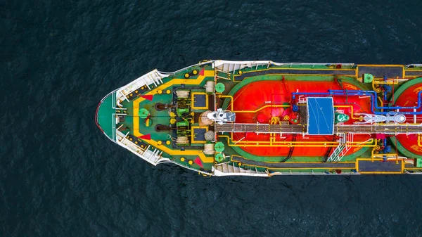 Gemi tanker gazı Lpg, Aerial view Sıvılaştırılmış Petrol Gazı (Lpg) t — Stok fotoğraf