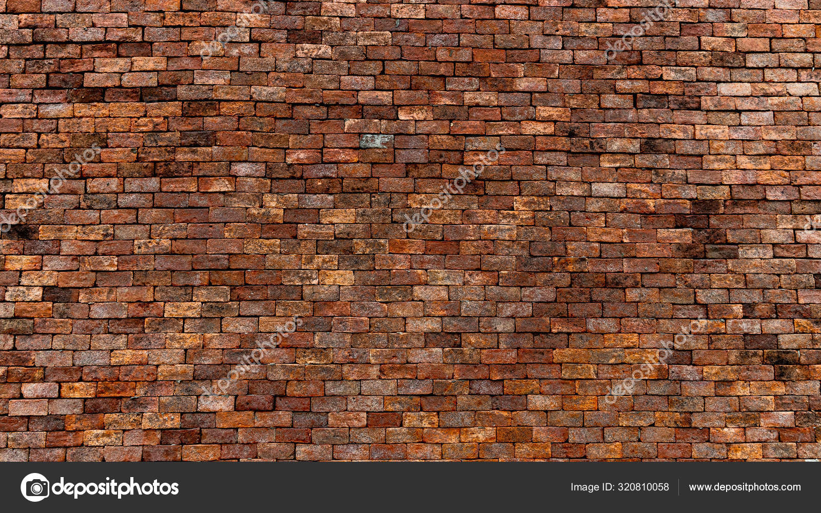 Red brick wall texture and background, can be used as wallpaper Stock Photo  by © 320810058