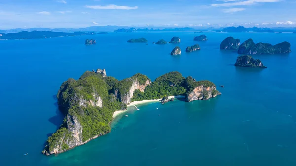 Koh Hong eller Ko Hong ön i Krabi andaman havet uppifrån, beau — Stockfoto