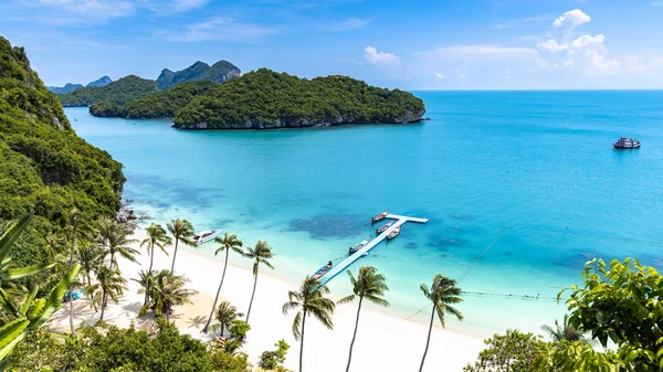 Luftaufnahme ang thong National Marine Park bei ko samui, smui, su — Stockfoto