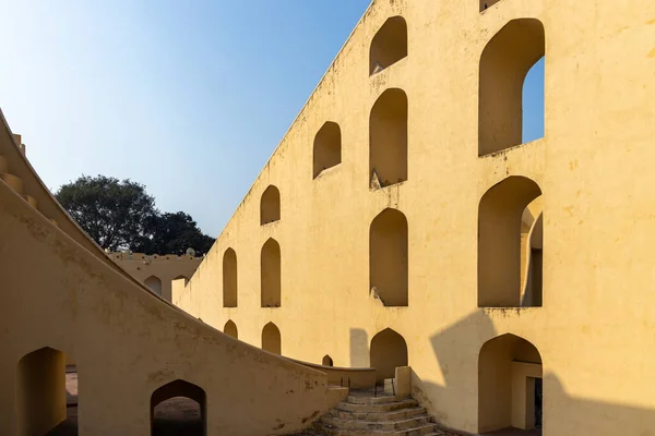 Jantar Mantar Sternwarte Park Astronomische Instrumente Jantar Mantar Observatorium Unesco — Stockfoto