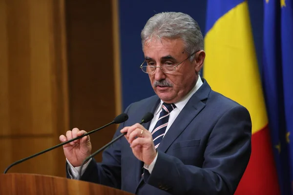 Ministro rumano de Hacienda Pública, Viorel STEFAN — Foto de Stock