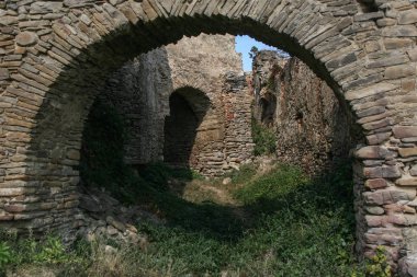 Saschiz, Mures County, Romanya, 27 Eylül 2009: Saschiz köylü kalesi, Saschiz köyüne 2 km uzaklıkta, 14..