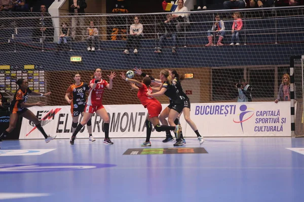 CSM Bucuresti - RK Krim Mercator WOMEN 'S EHF Champions League — Foto de Stock