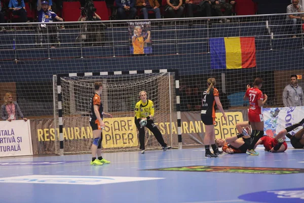 CSM Bucuresti - Rk Krim Mercator női Ehf Bajnokok Ligája — Stock Fotó