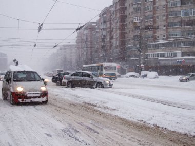 Kış aylarında trafik