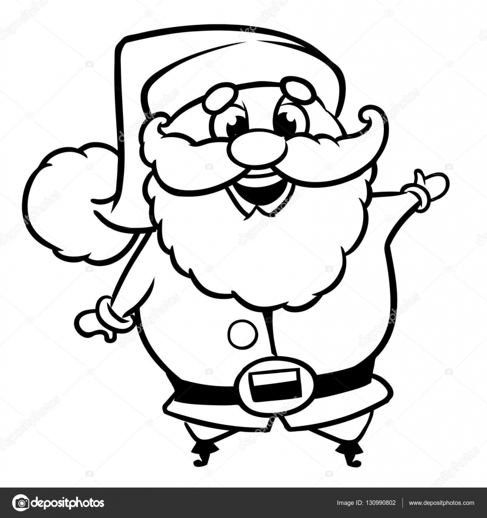 Cllustration Christmas Black And White Black And White