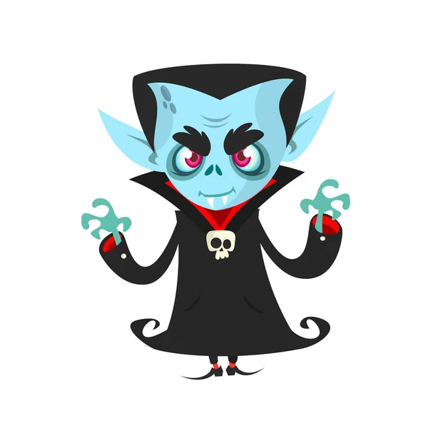 Happy Cartoon Vampir. Vektorillustration — Stockvektor