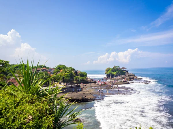 Tanah Lot Beach, Bali, Indonezja Zdjęcie Stockowe