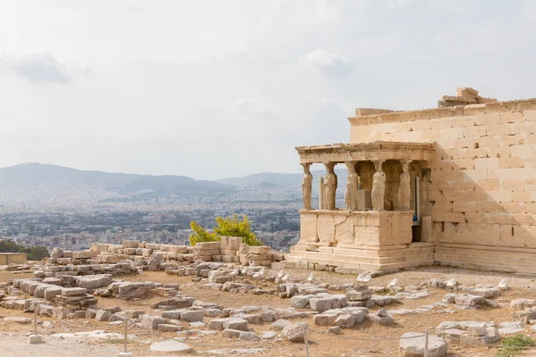 Erekhtheion Tapınağı Akropol Atina, Yunanistan — Stok fotoğraf