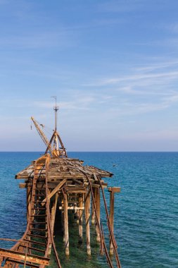 Sahipsiz iskelesi Xeros, Kıbrıs portre '